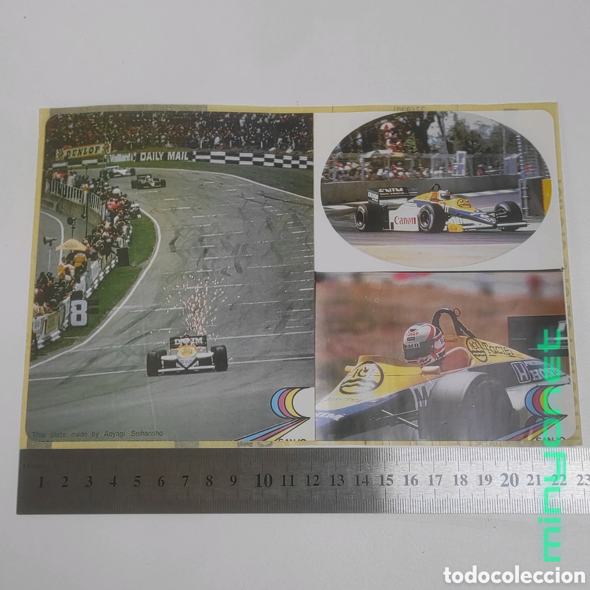 Pegatinas de colecci&oacute;n: Pegatina triple F&oacute;rmula 1 a&ntilde;os 80 - Williams