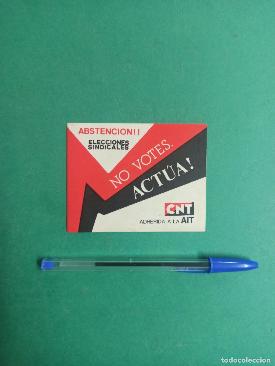 Pegatinas de colecci&oacute;n: Antigua pegatina CNT. AIT. Sindicato. Politica.