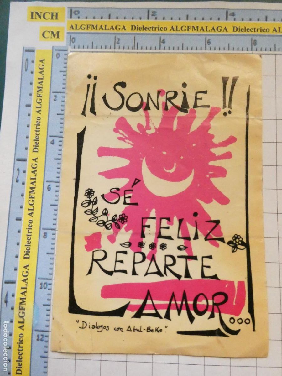 Autocollants de collection: PEGATINA SONRIE SE FELIZ REPARTE AMOR DI&Aacute;LOGOS CON ABUL BEKA. 66