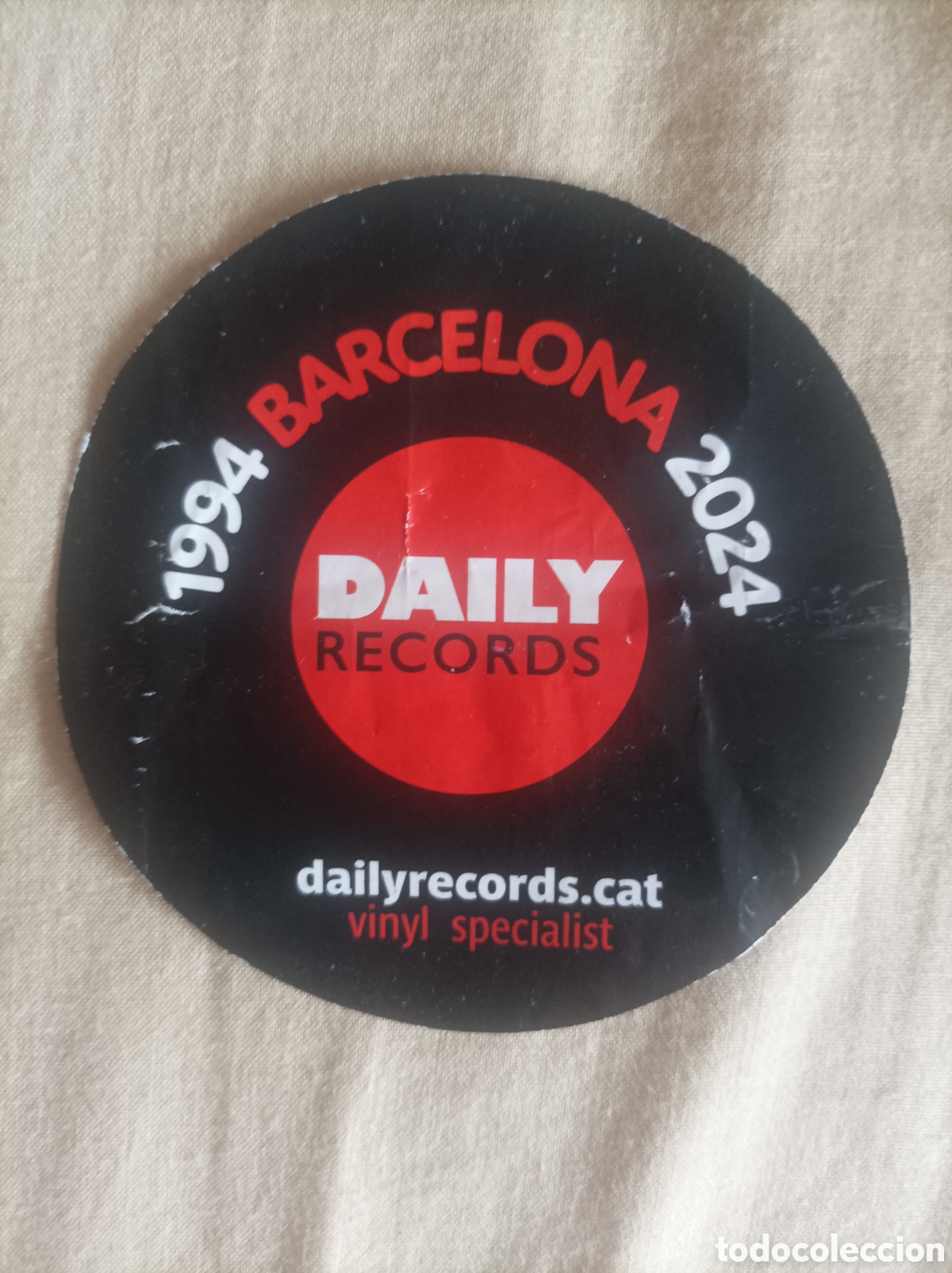 Autocollants de collection: PEGATINA TIENDA DE DISCOS DAILY RECORDS BARCELONA