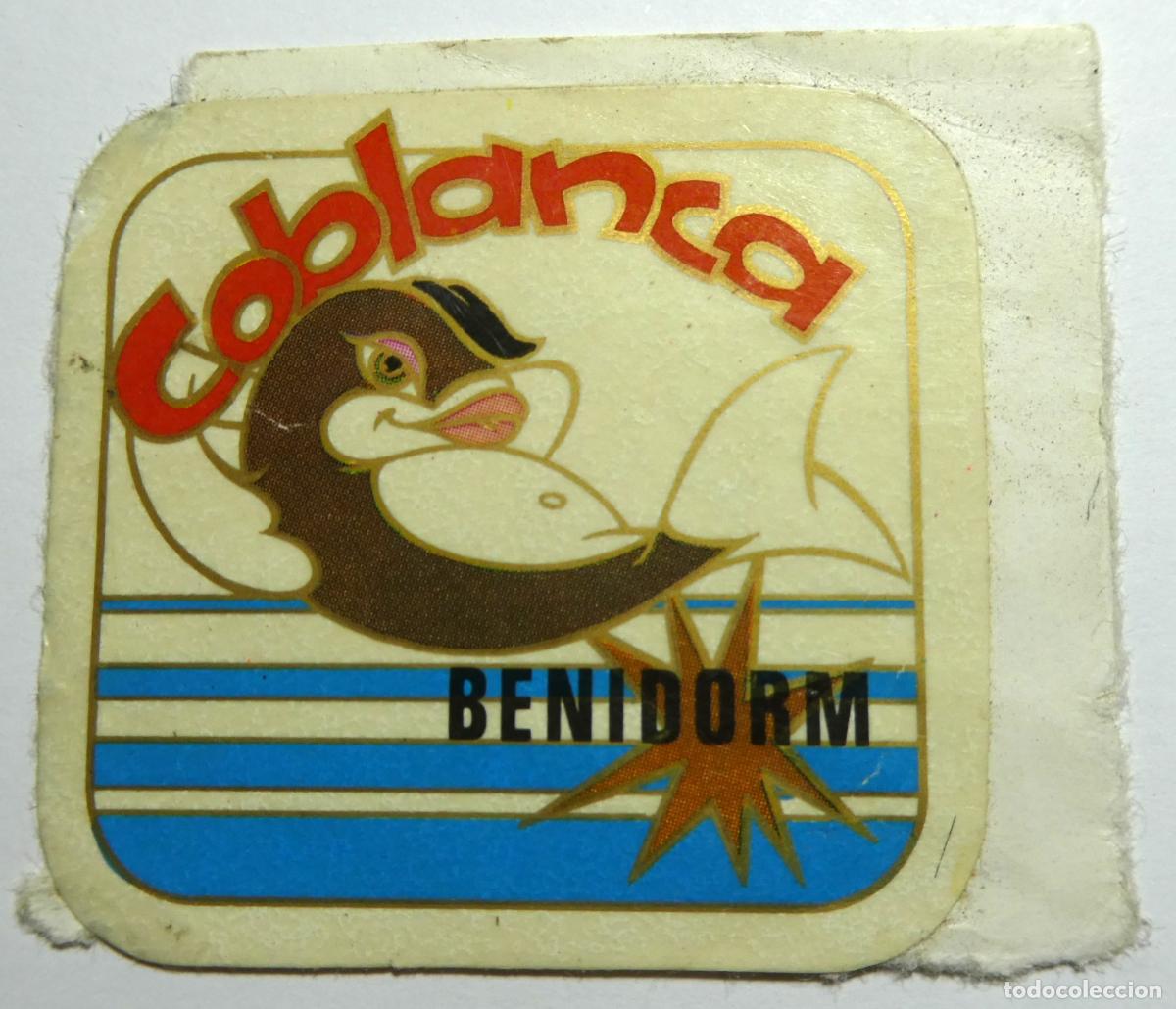 Pegatinas de colecci&oacute;n: PEGATINA ADHESIVA. Coblanca Benidorm, sin despegar