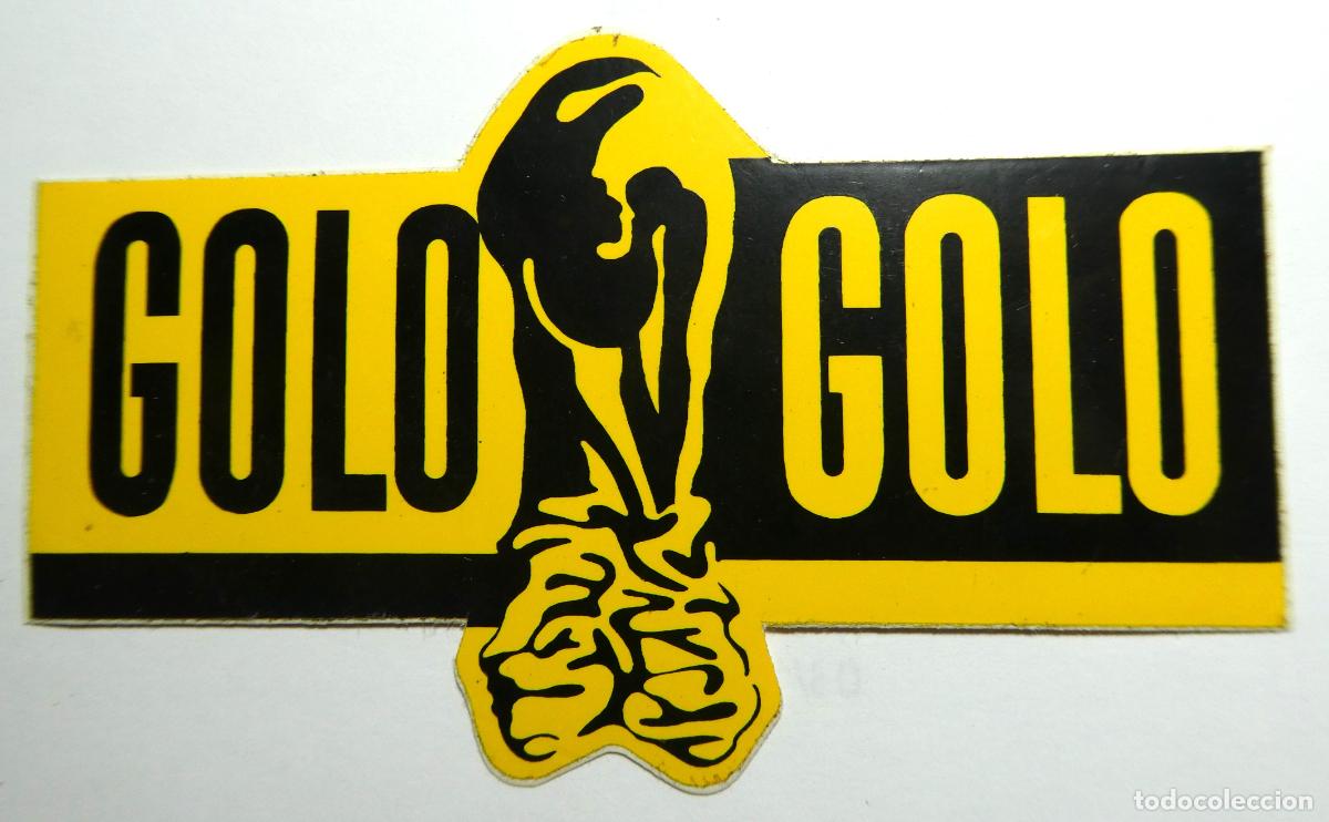 Pegatinas de colecci&oacute;n: PEGATINA ADHESIVA. PUBLICIDAD MARCA DE ROPA DEPORTES. GOLO GOLO, sin despegar