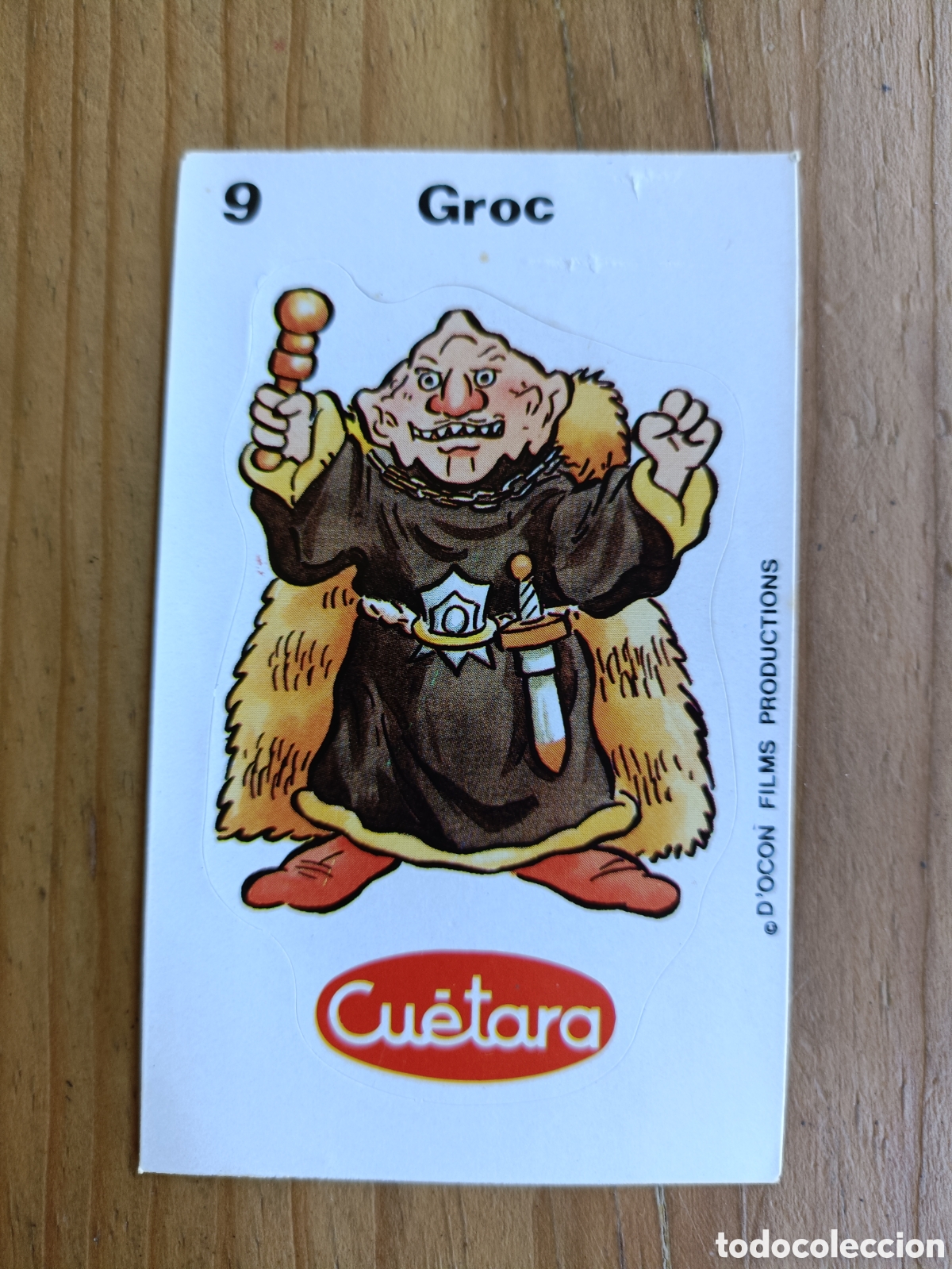 Adesivi di collezione: Pegatina cromo troquelado serie Los Aurones Cu&eacute;tara a&ntilde;os 80