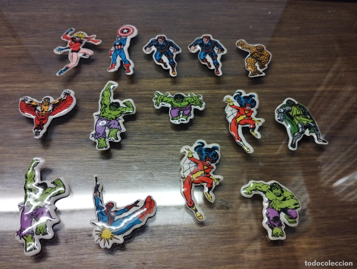 Pegatinas de colecci&oacute;n: PEGATINAS ACOLCHADAS SUPERHEROES MARVEL. - Foto 1