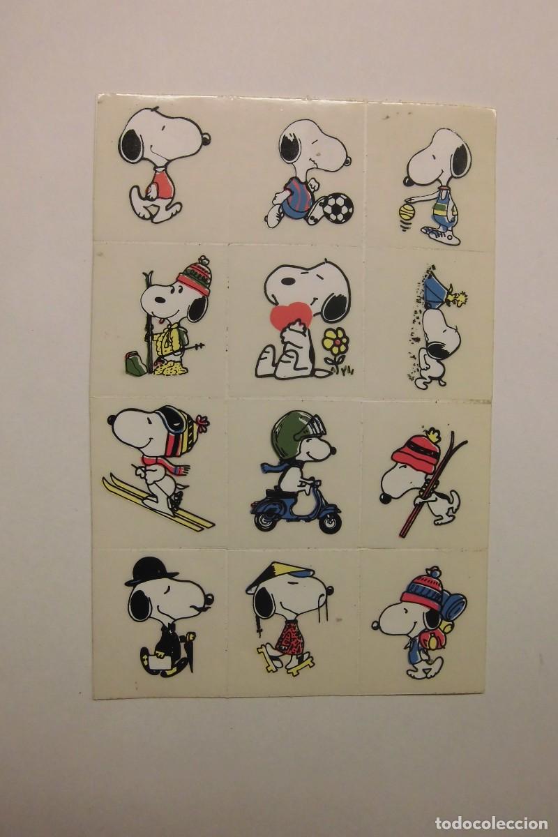 Pegatinas de colecci&oacute;n: HOJA PEGATINAS SNOOPY - Foto 1