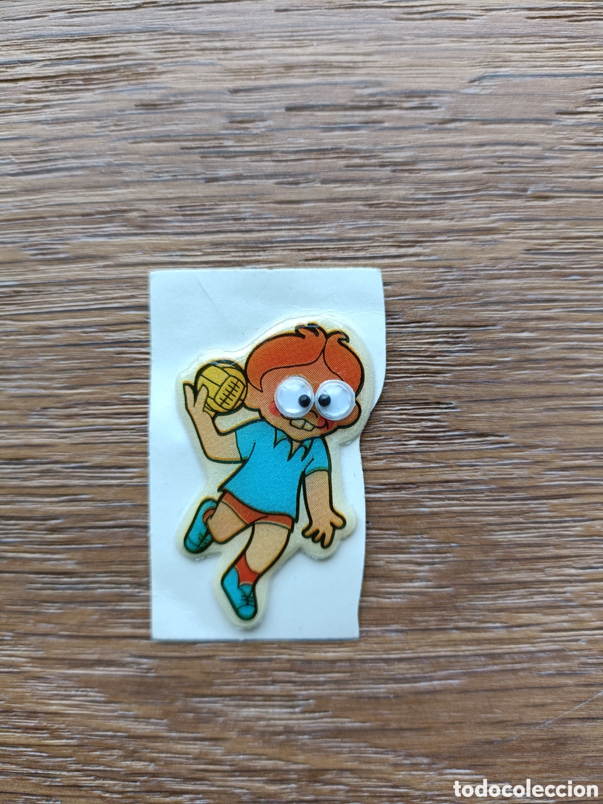 Pegatinas de colecci&oacute;n: Pegatina troquelada en relieve original a&ntilde;os 80