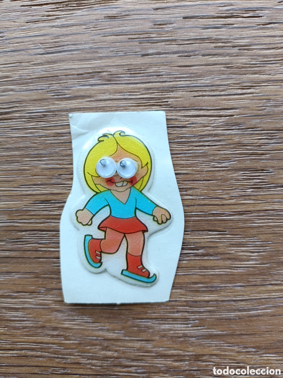Pegatinas de colecci&oacute;n: Pegatina troquelada en relieve original a&ntilde;os 80