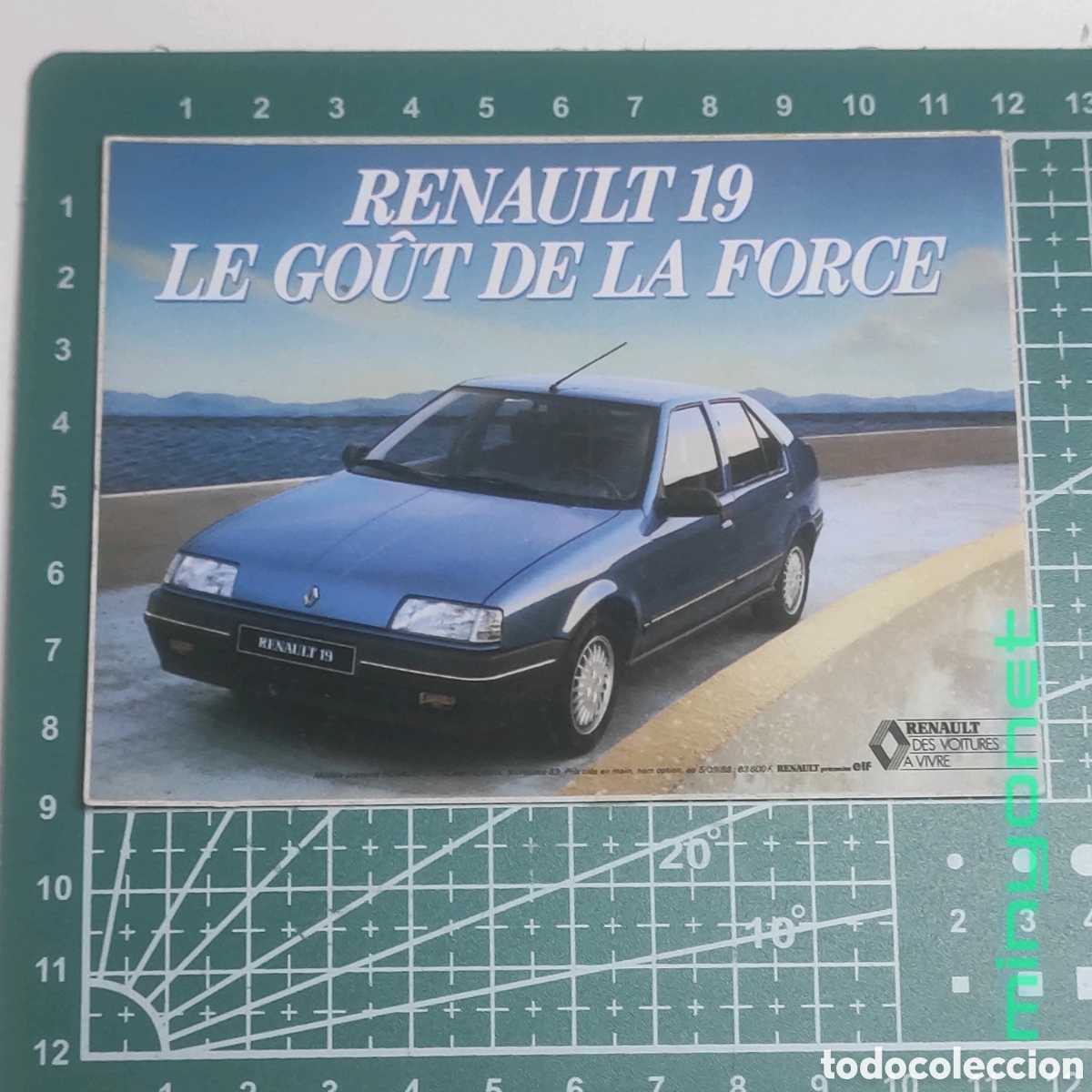 Autocolantes de cole&ccedil;&atilde;o: Pegatina Renault 19 Le gout de la force
