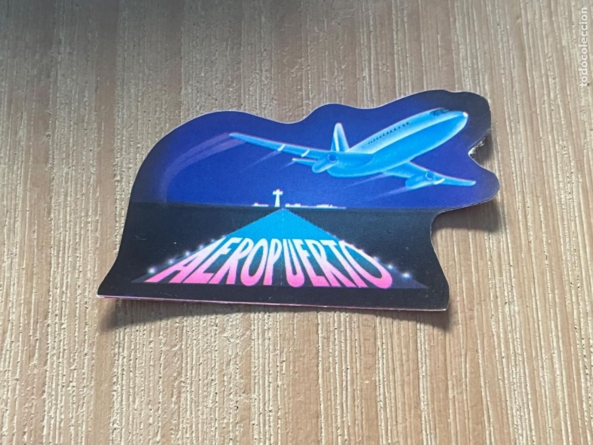 Pegatinas de colecci&oacute;n: 21. PEGATINA PANRICO AEROPUERTO ( NUNCA PEGADO )