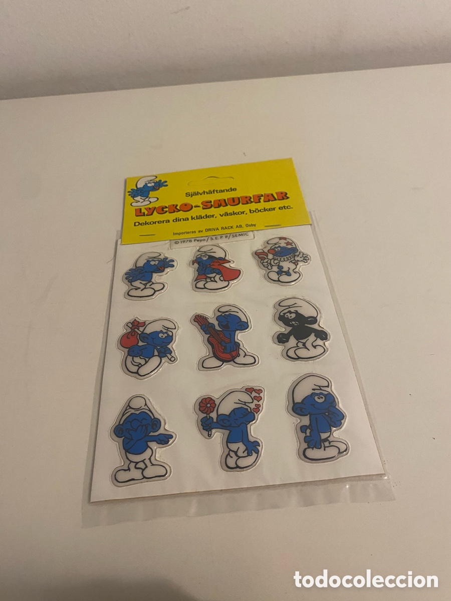 Sammlung von Aufklebern: Pegatinas antiguas de Los Pitufos, The Smurfs, Peyo