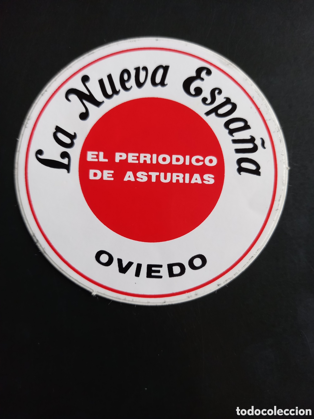 Pegatinas de colecci&oacute;n: PEGATINA LA NUEVA ESPA&Ntilde;A - EL PERI&Oacute;DICO DE ASTURIAS (OVIEDO)