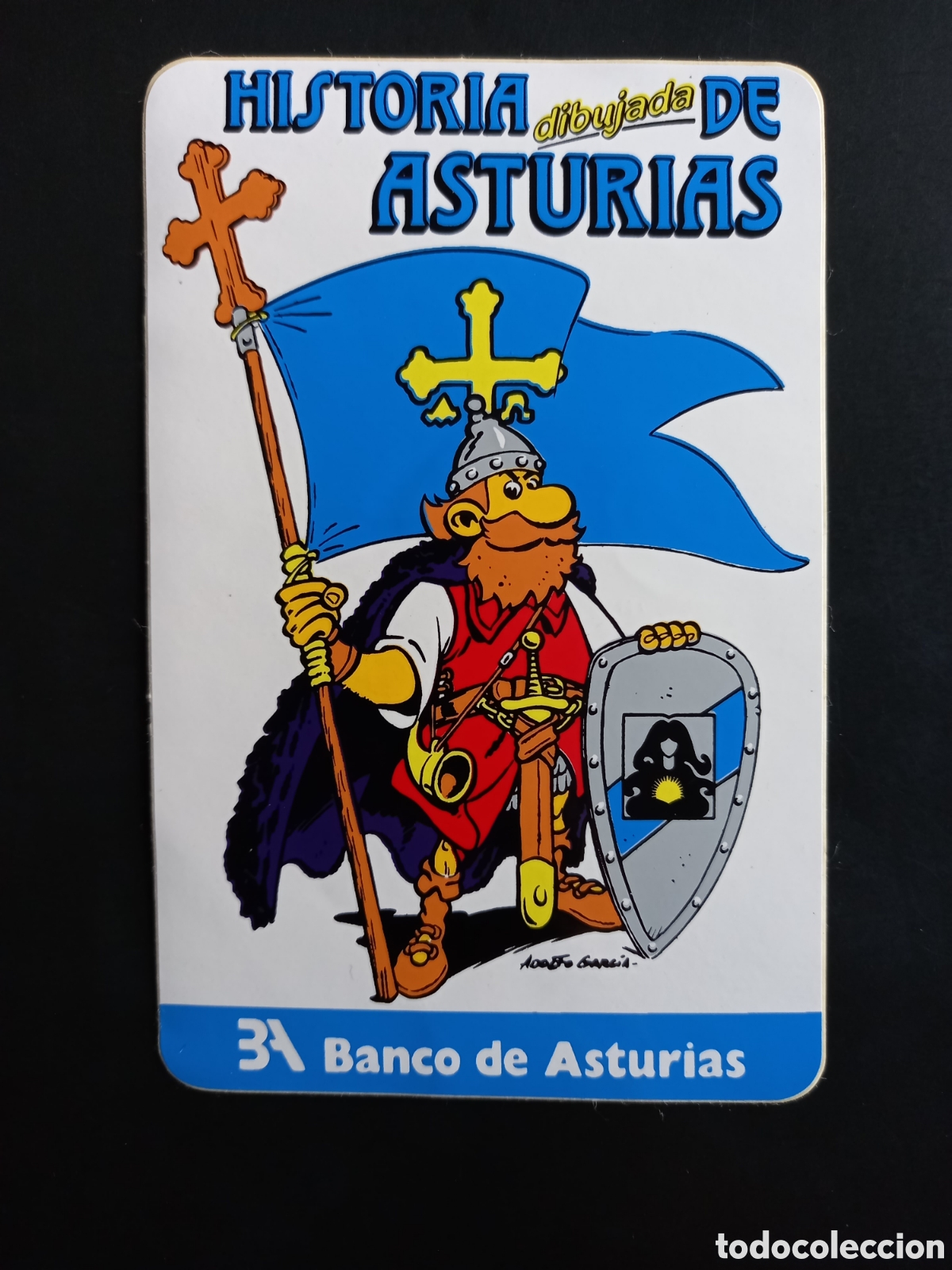 Pegatinas de colecci&oacute;n: PEGATINA HISTORIA DIBUJADA DE ASTURIAS - BANCO DE ASTURIAS