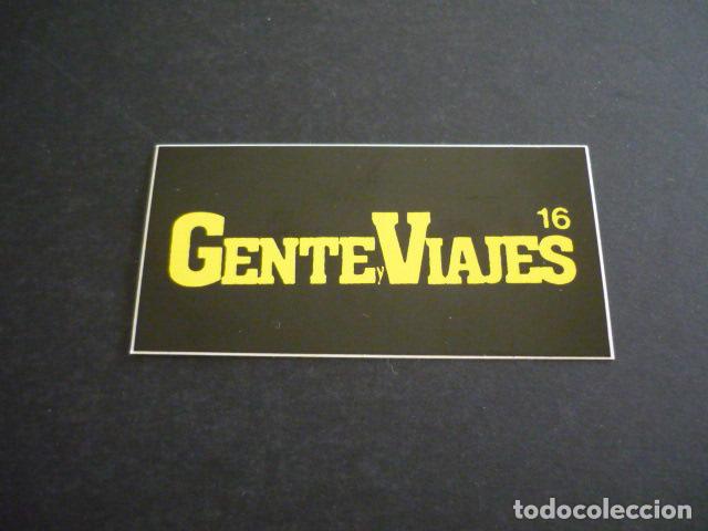 Pegatinas de colecci&oacute;n: GENTE VIAJES PEGATINA - Foto 1