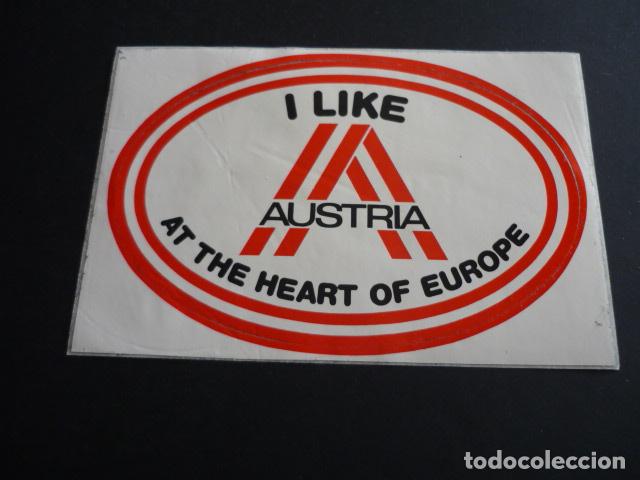 Pegatinas de colecci&oacute;n: I LIKE AUSTRIA PEGATINA - Foto 1