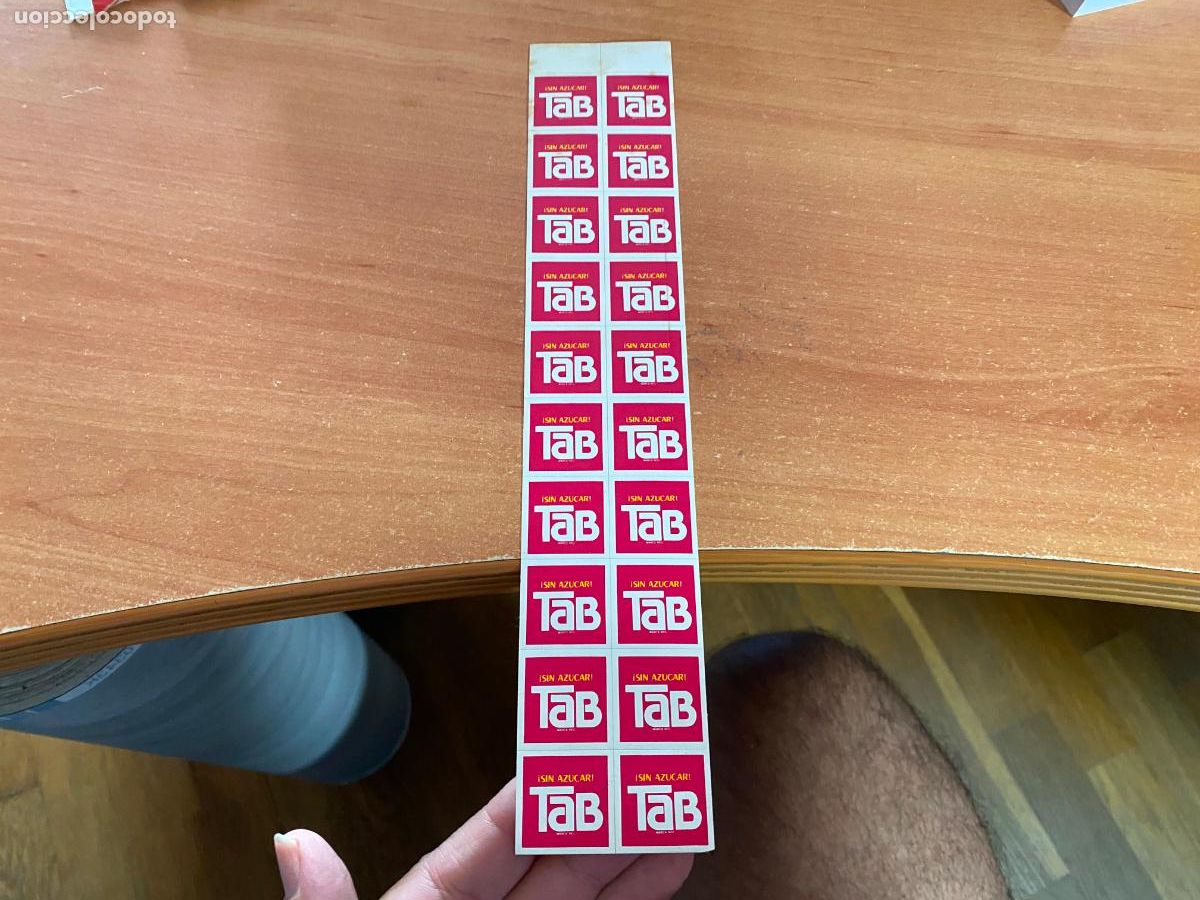 Pegatinas de colecci&oacute;n: TAB SIN AZUCAR LOTE 20 ADHESIVOS PEGATINAS (COIB241)