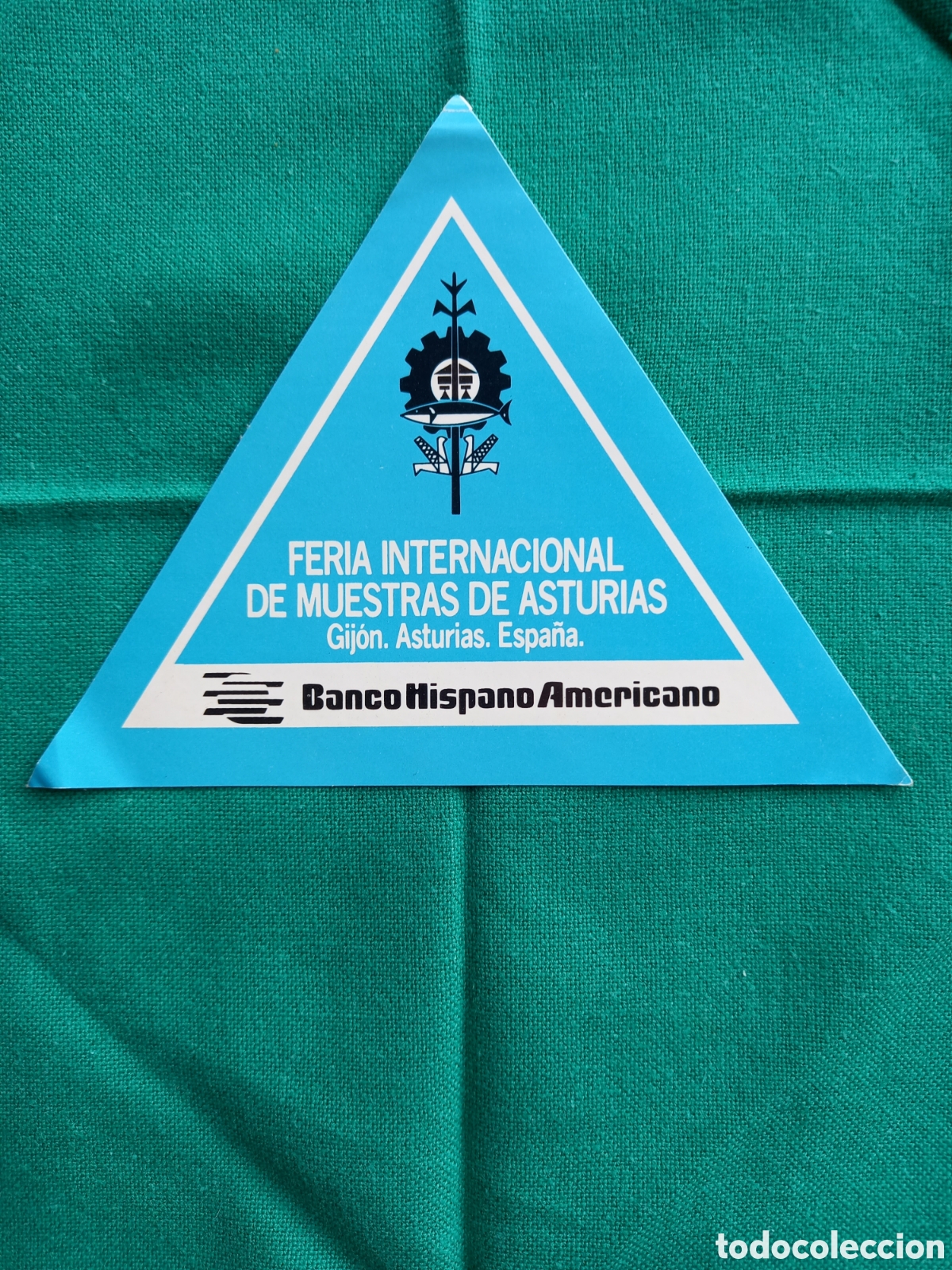 Pegatinas de colecci&oacute;n: PEGATINA FERIA INTERNACIONAL DE MUESTRAS DE ASTURIAS (GIJ&Oacute;N). BANCO HISPANO AMERICANO
