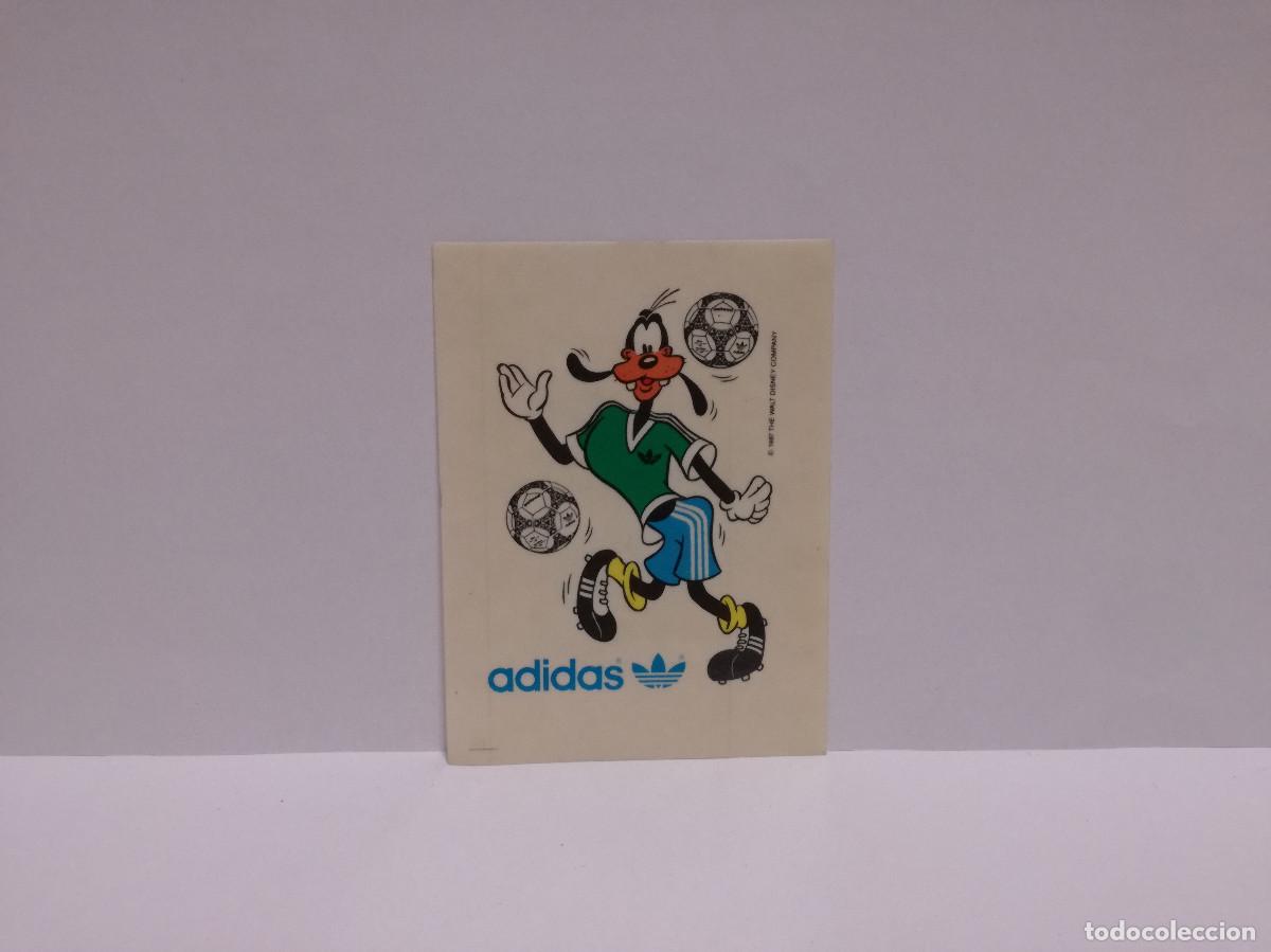 Pegatinas de colecci&oacute;n: PEGATINA ADHESIVO MODA CALZADO - ADIDAS GOOFY DISNEY - 10cm x 8cm