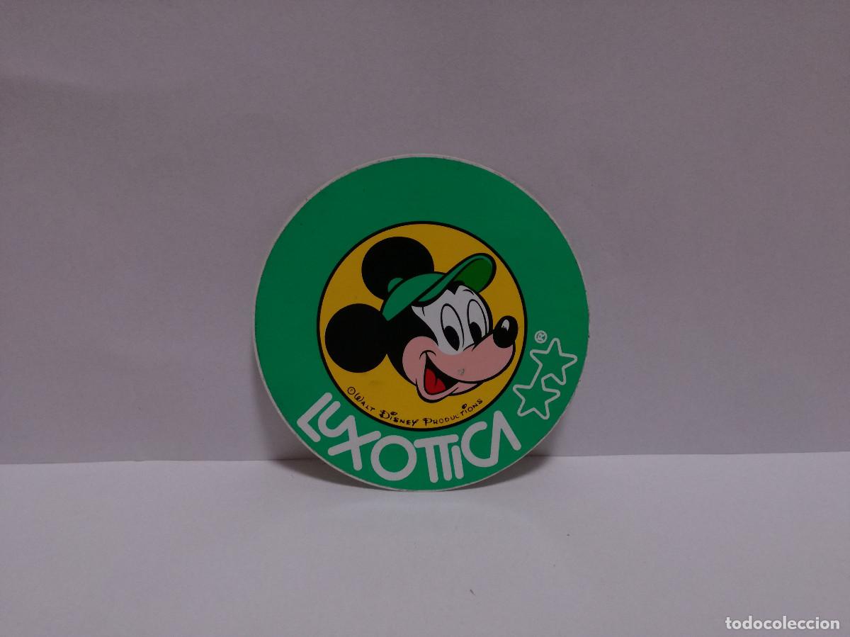 Pegatinas de colecci&oacute;n: PEGATINA ADHESIVO VARIOS - LUXOTTICA MICKEY MOUSE DISNEY - 8cm x 8cm