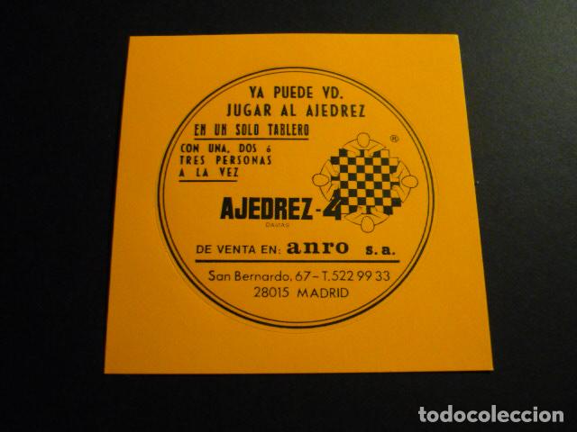 Pegatinas de colecci&oacute;n: AJEDREZ 4 MADRID PEGATINA - Foto 1