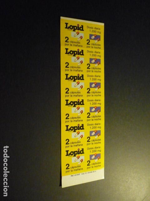 Pegatinas de colecci&oacute;n: LOPID CAPSULAS PEGATINA - Foto 1