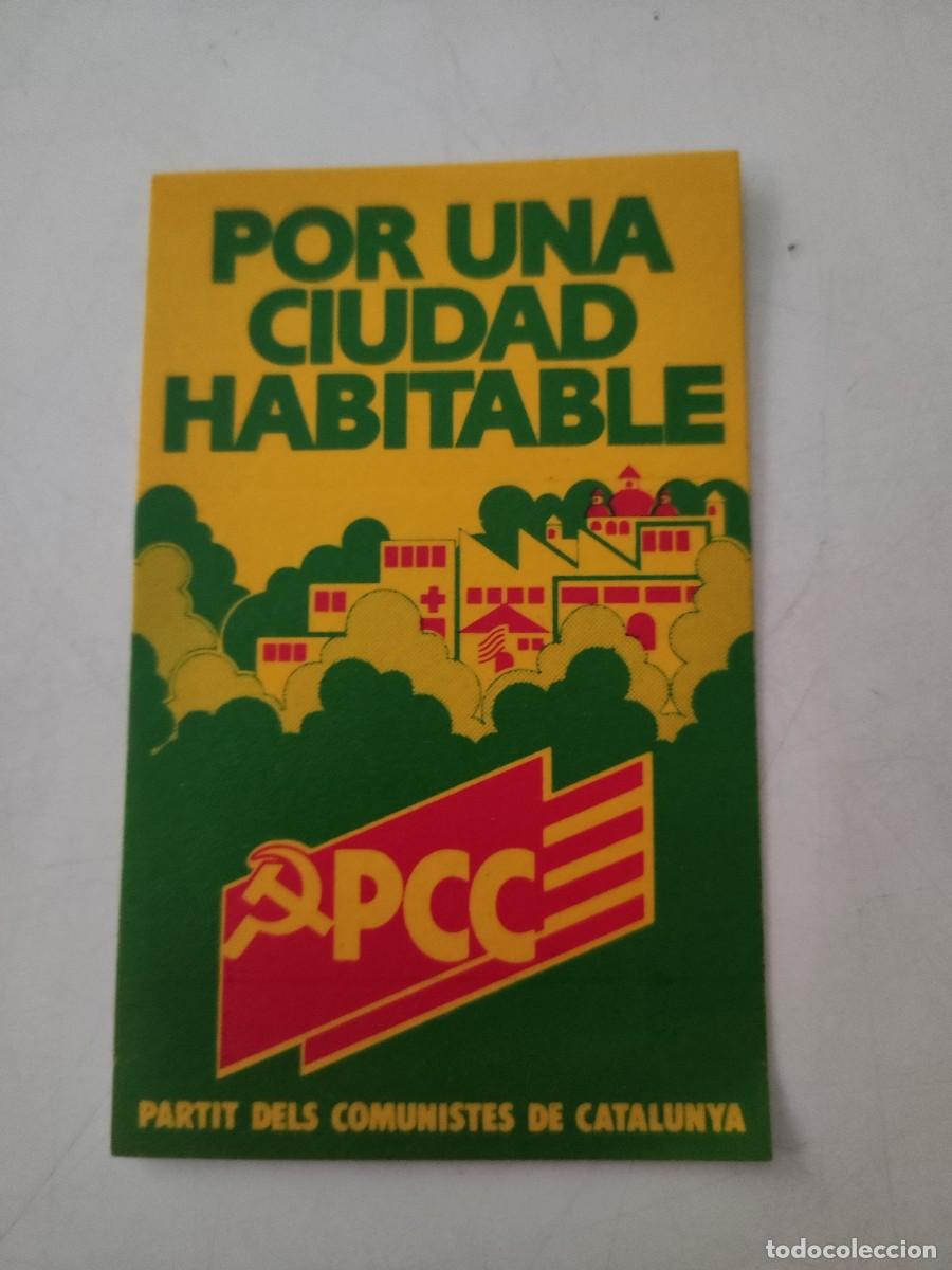 Adesivi di collezione: Pegatina pol&iacute;tica: PCC. Por una ciudad habitable