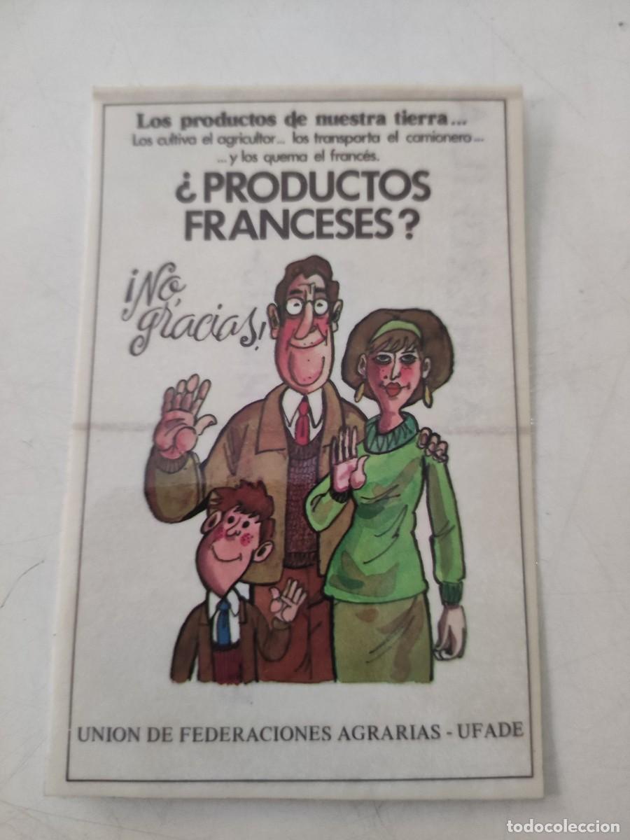 Autocollants de collection: Pegatina: &iquest;Productos franceses? No gracias