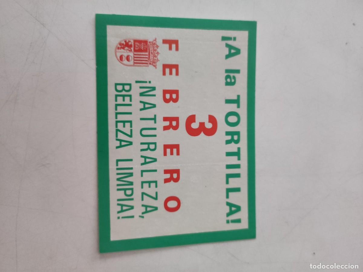 Autocollants de collection: Pegatina: A la tortilla.