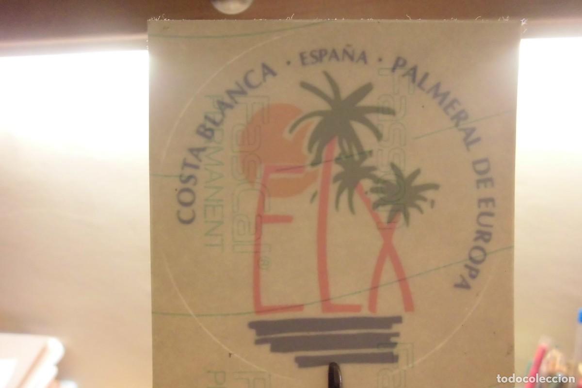 Autocollants de collection: PEGATINA REVERSIBLE COSTA BLANCA ( ELCHE )