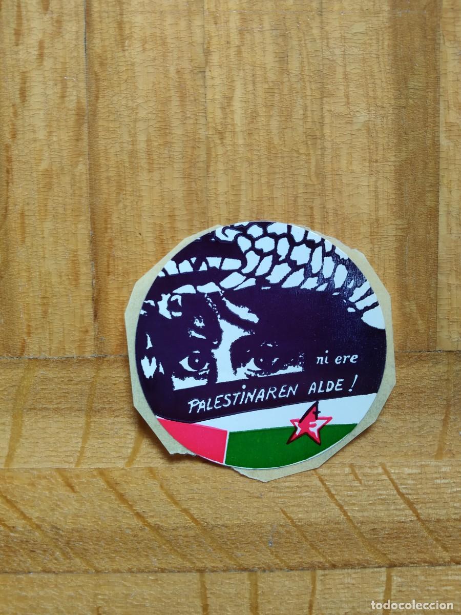 Pegatinas de colecci&oacute;n: PEGATINA POLITICO VASCO VASCA IZQUIERDA ABERTZALE CON PALESTINA PALESTINAREN ALDE ASKAPENA SIN PEGAR