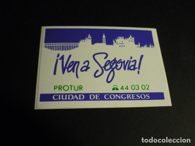 Pegatinas de colecci&oacute;n: VEN A SEGOVIA PEGATINA - Foto 1