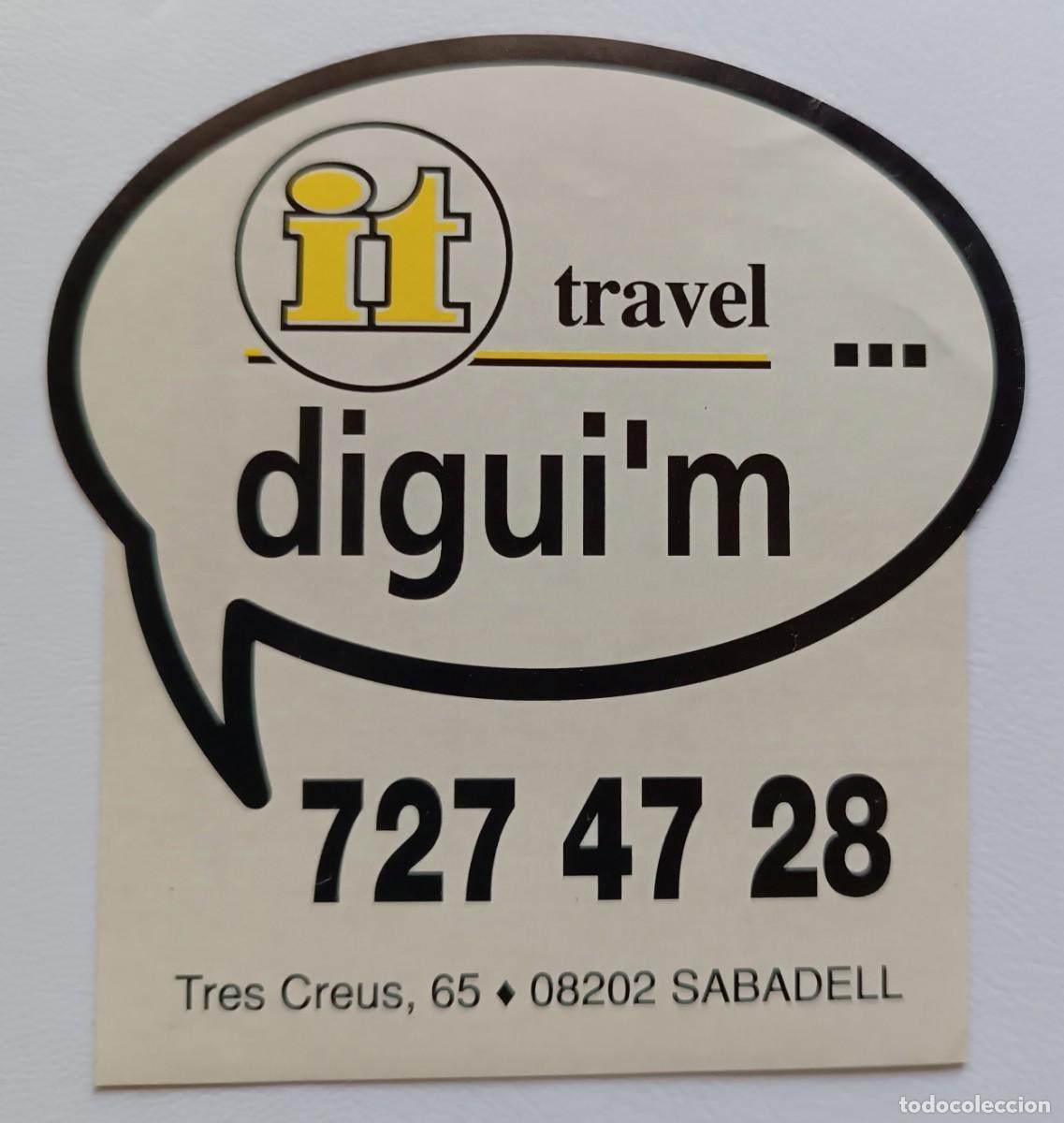 Pegatinas de colecci&oacute;n: Pegatina Digui'm Travel