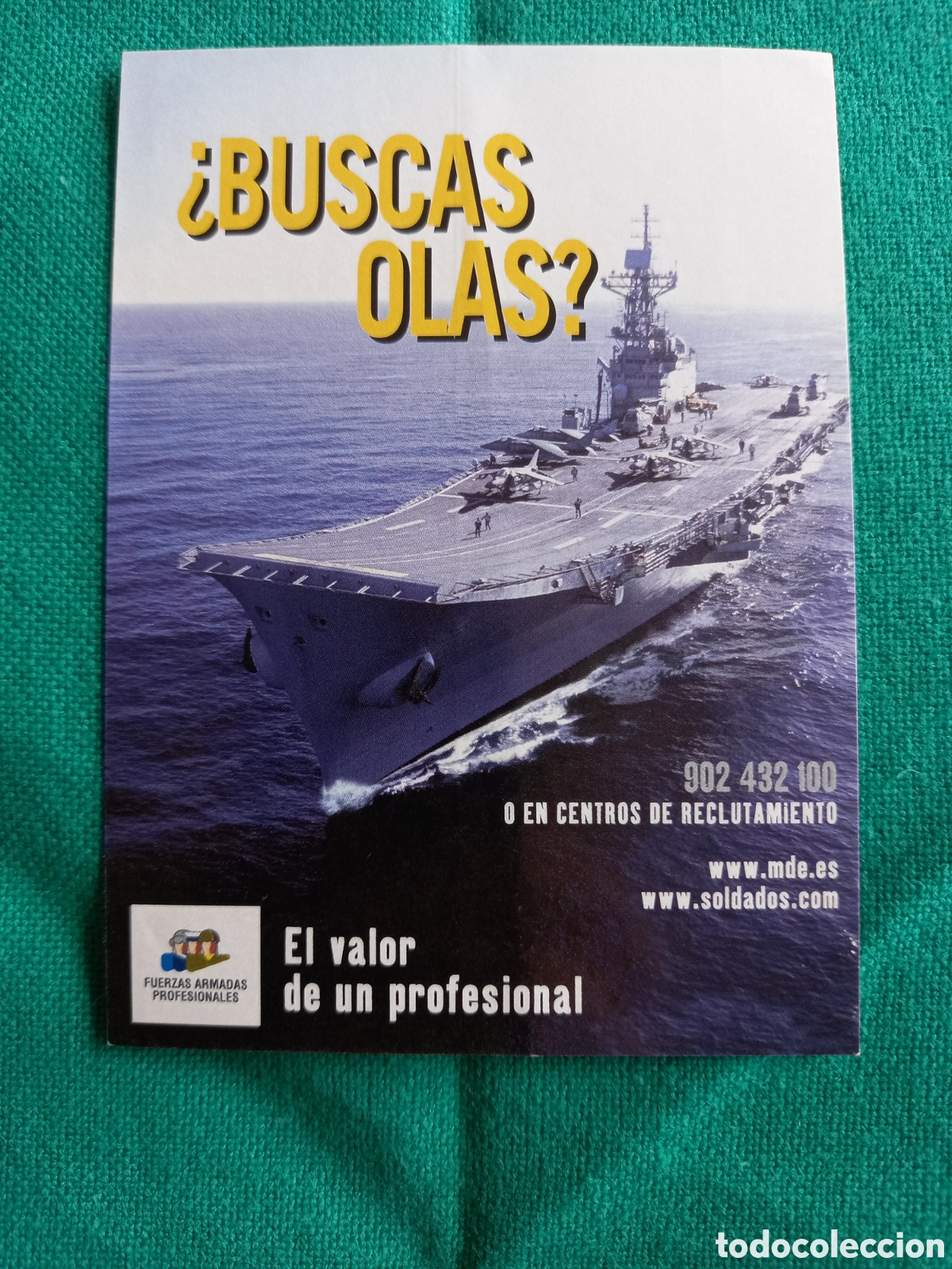 Pegatinas de colecci&oacute;n: PEGATINA FUERZAS ARMADAS PROFESIONALES, EL VALOR DE UN PROFESIONAL. &iquest;BUSCAS OLAS?