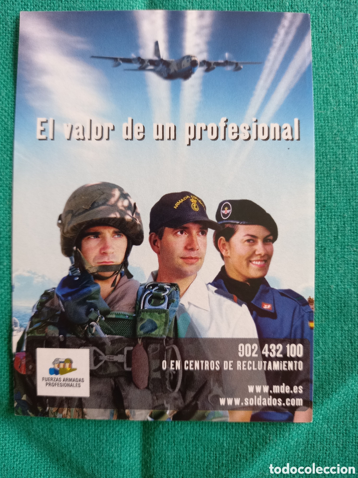 Pegatinas de colecci&oacute;n: PEGATINA FUERZAS ARMADAS PROFESIONALES, EL VALOR DE UN PROFESIONAL.