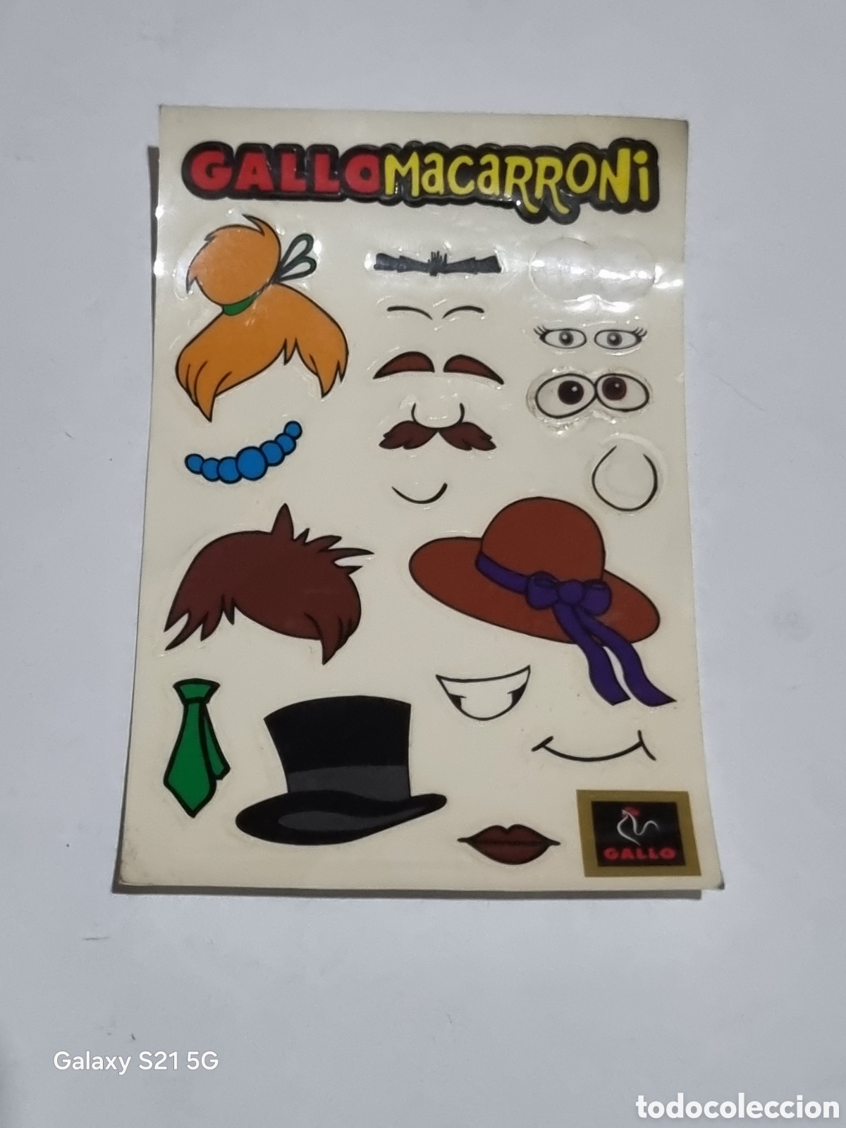 Collection stickers: PEGATINAS GALLO MACARRONI