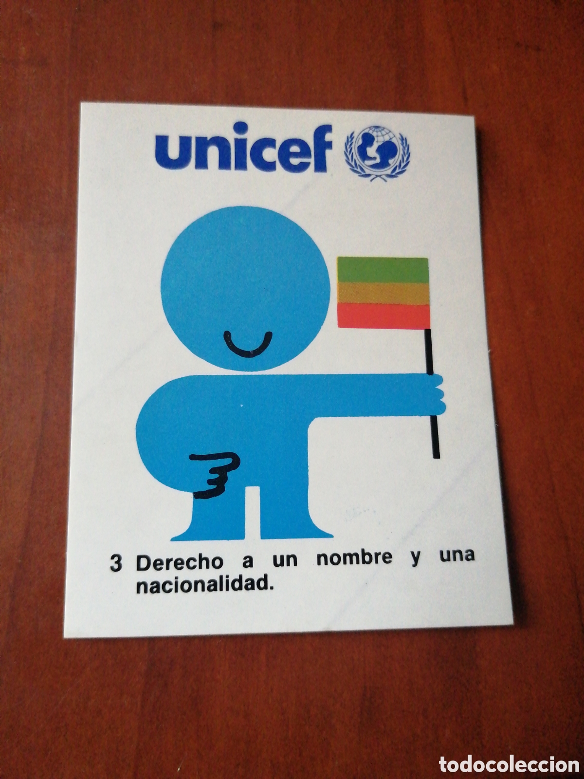 Pegatinas de colecci&oacute;n: PEGATINA UNICEF 1979 - Foto 1