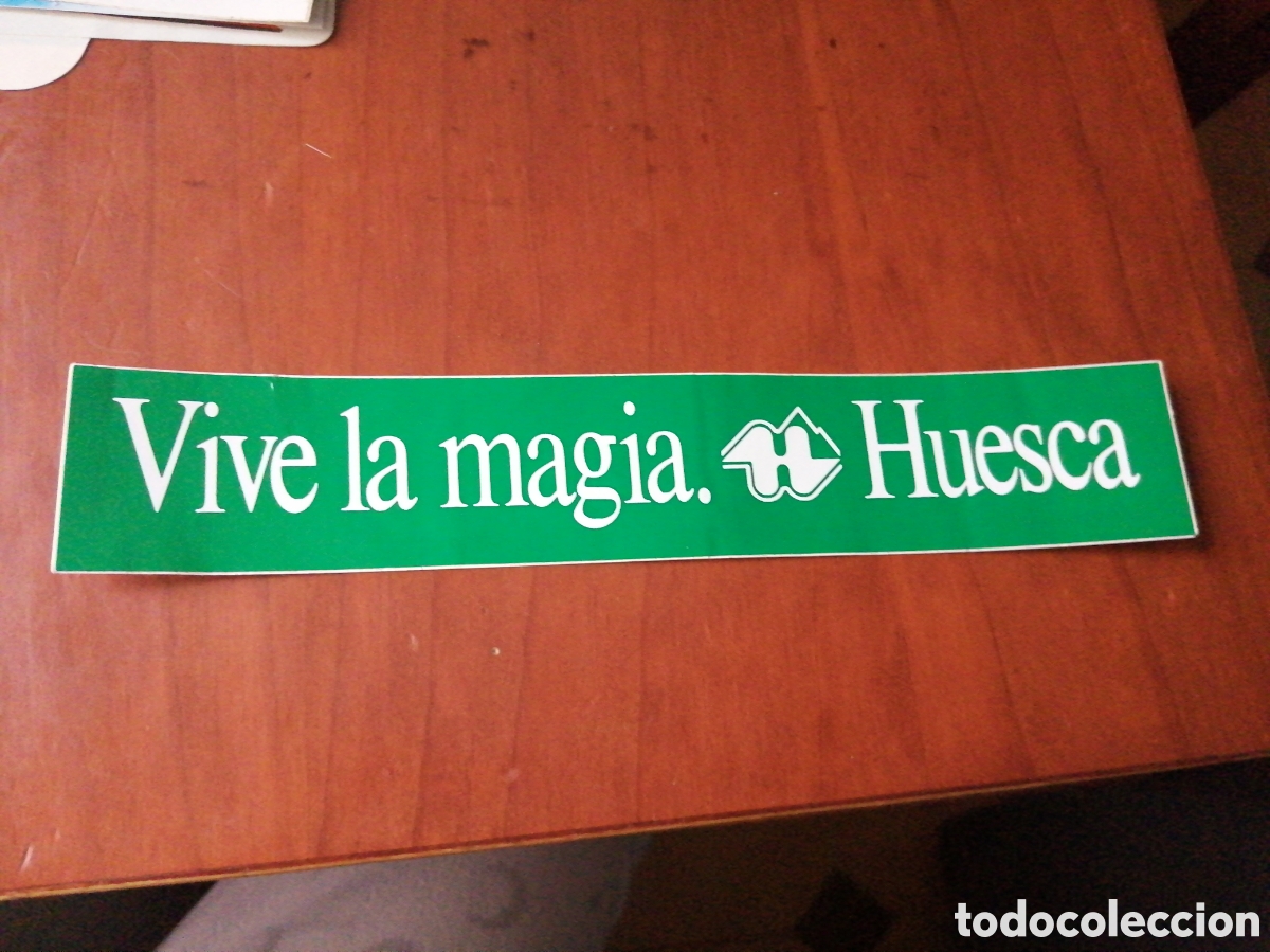 Autocollants de collection: PEGATINA VIVE LA MAGIA HUESCA
