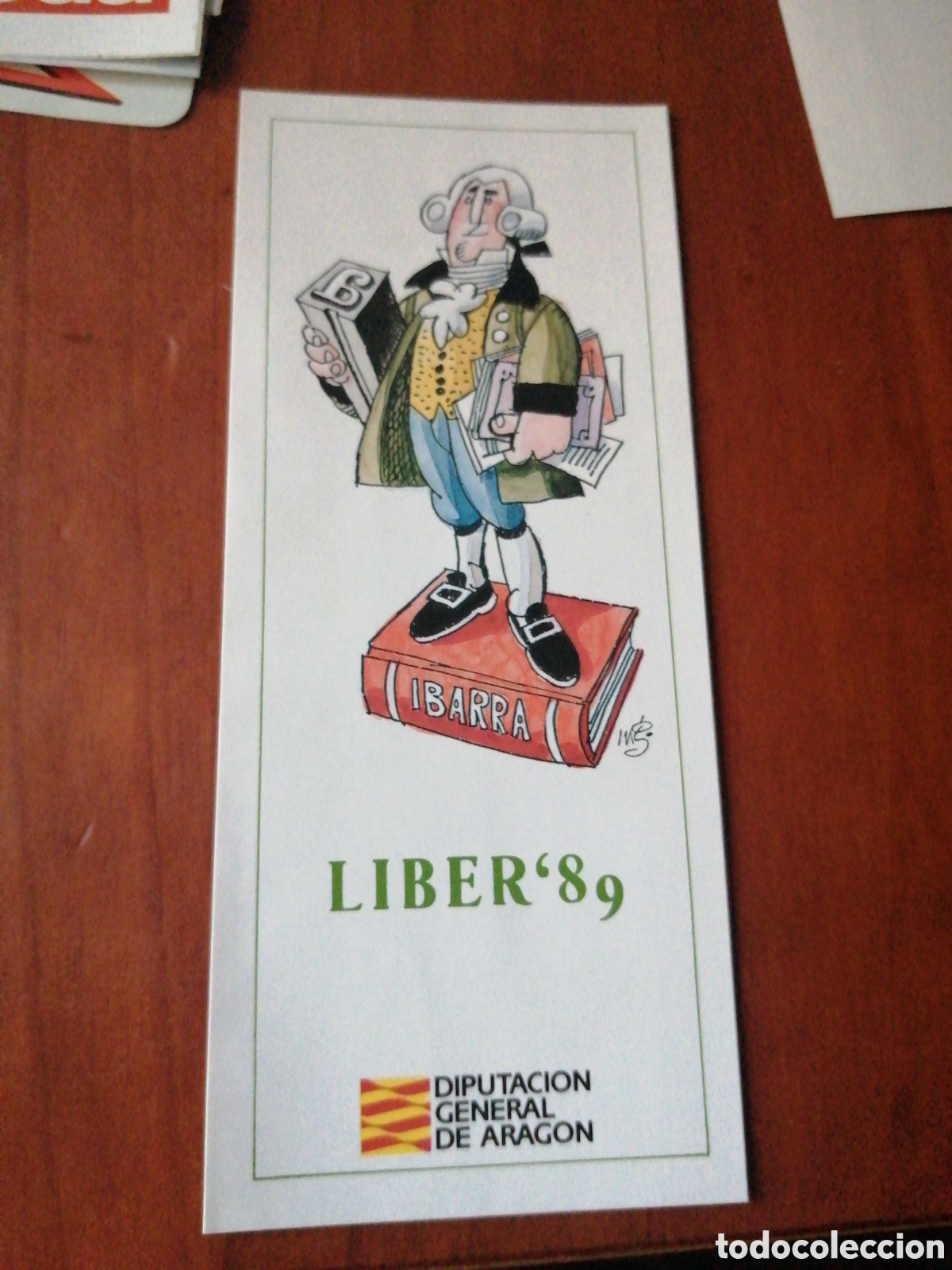 Autocollants de collection: PEGATINA LIBER 89 IBARRA DUPUTACION GENERAL DE ARAGON
