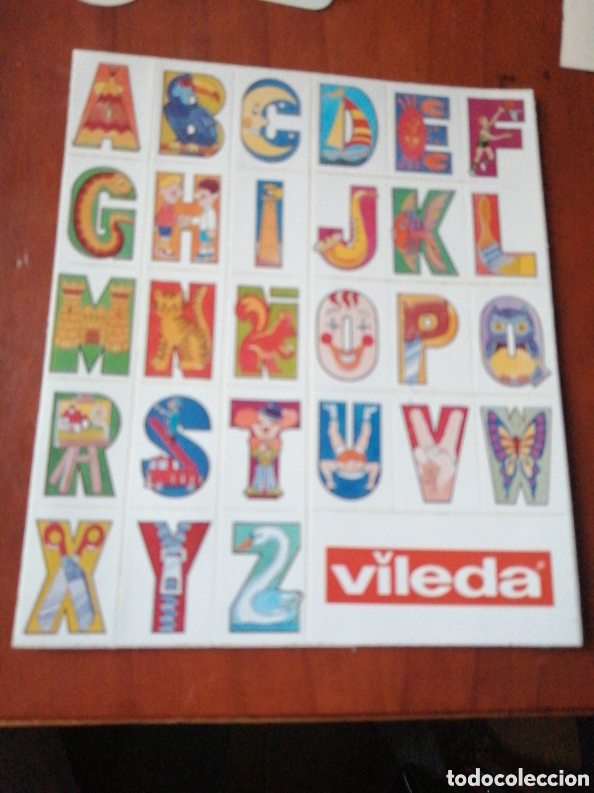 Autocollants de collection: PEGATINA ABECEDARIO COMPLETO VILEDA PROMOCIONAL