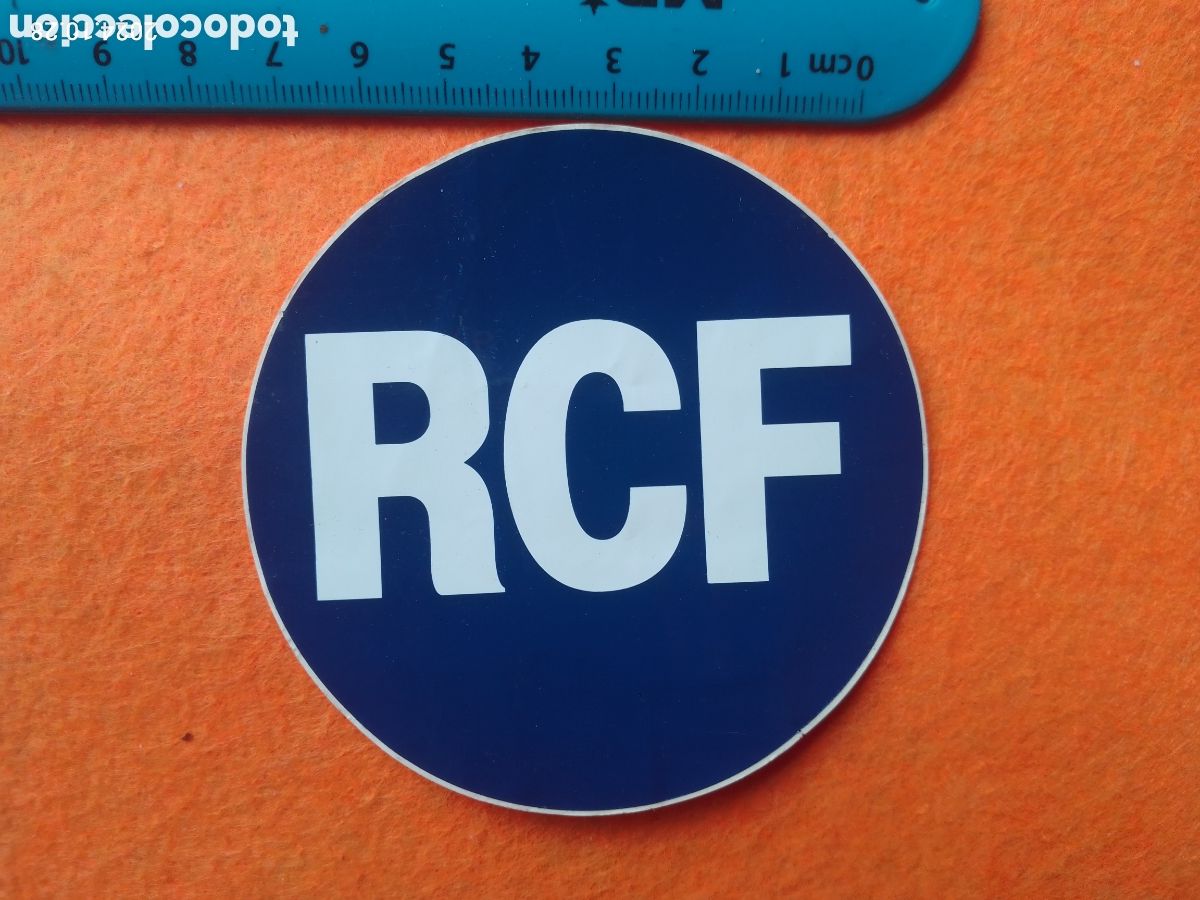 Pegatinas de colecci&oacute;n: RCF AUDIO. PEGATINA . STICKER . - Foto 1