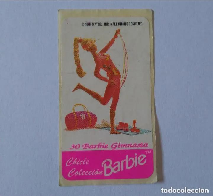 Pegatinas de colecci&oacute;n: cromo chicle barbie coleccion barbi sticker chicles pegatina 1994 30 gimnasta gimnasia ritmica