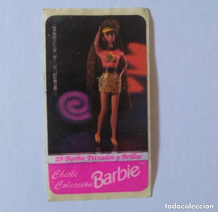 Pegatinas de colecci&oacute;n: cromo chicle barbie coleccion barbi sticker chicles pegatina 1994 29 peinados brillos