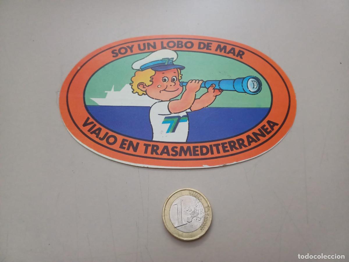 Pegatinas de colecci&oacute;n: Adhesivo pegatina infantil Transmediterranea barcos barco de pasajeros REF transporte