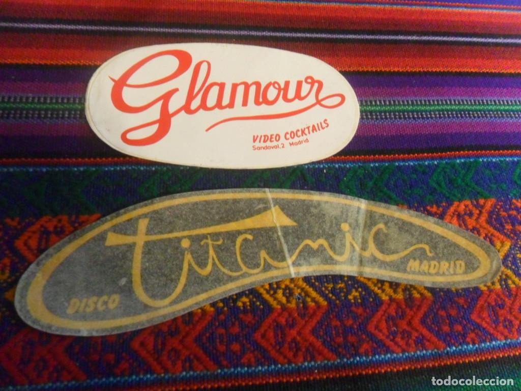Pegatinas de colecci&oacute;n: PEGATINA ADHESIVO DISCO DISCOTECA TITANIC DE MADRID. REGALO GLAMOUR VIDEO COCKTAILS MADRID. A&Ntilde;OS 80.