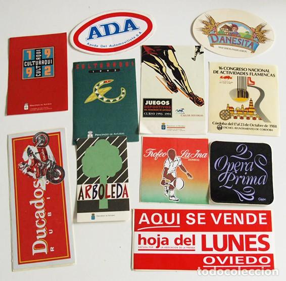 Pegatinas de colecci&oacute;n: GRAN LOTE DE PEGATINAS VARIADAS PEGATINA PUBLICIDAD ADA DUCADOS TROFEO INA DOMECQ C. ACT. FLAMENCAS