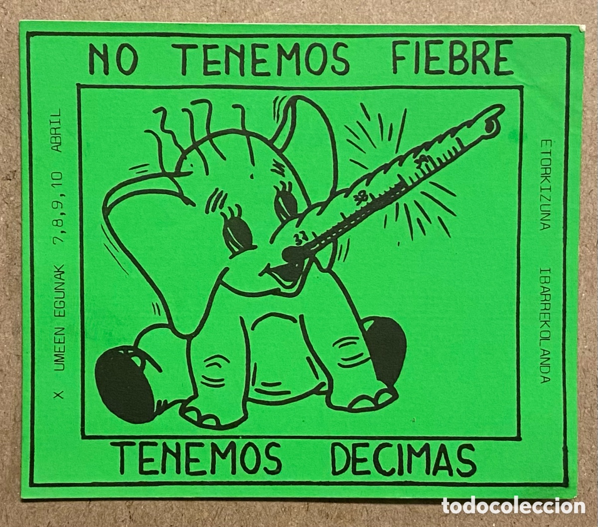 Collection stickers: X UMEEN DEIAK 1987. PEGATINA DE LAS IX JORNADAS INFANTILES DE IBARREKOLANDA (BILBAO). NO TENEMOS F