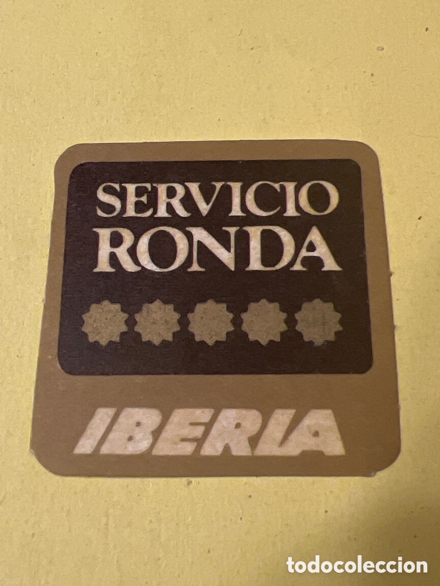 Autocollants de collection: PE001. PEGATINA IBERIA SERVICIO RONDA