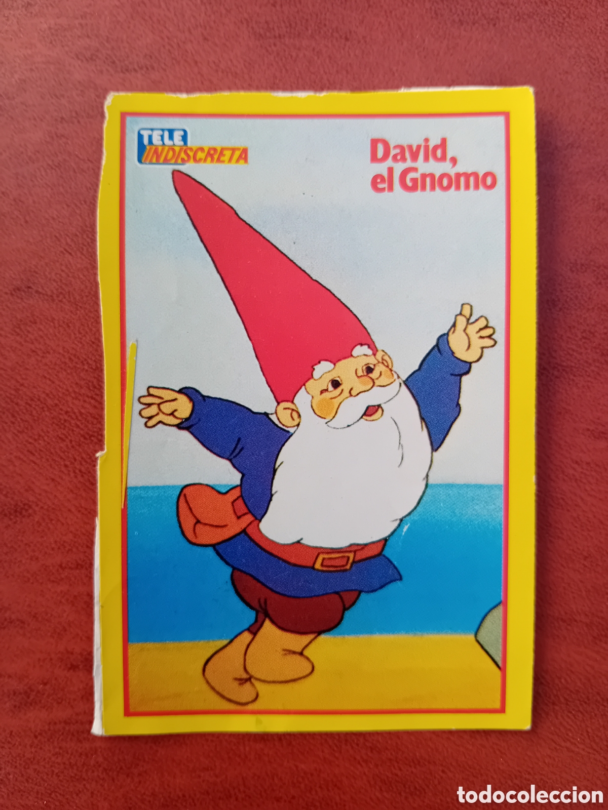 Pegatinas de colecci&oacute;n: teleindiscreta david el gnomo - Foto 1