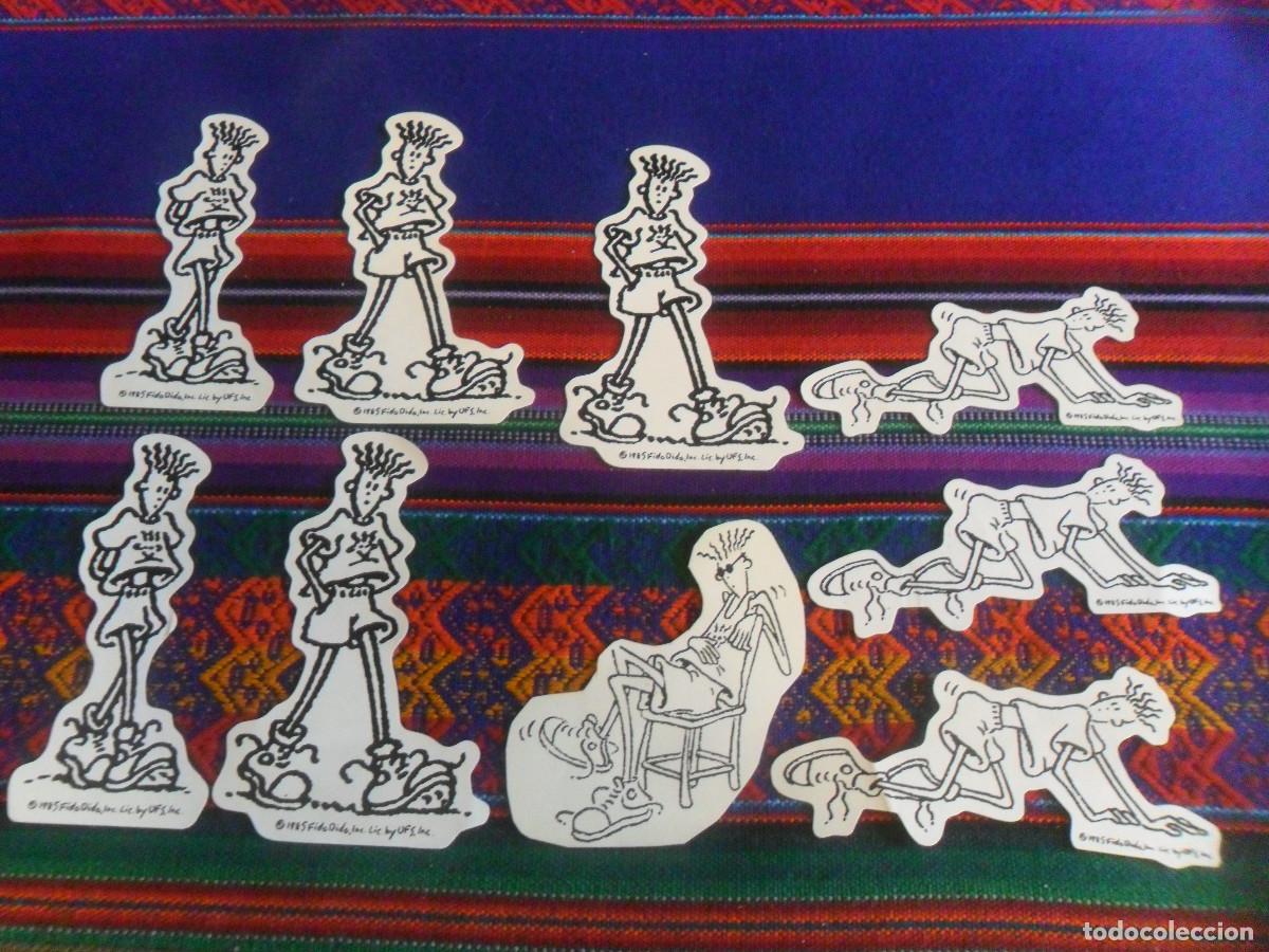 Collection stickers: LOTE 9 PEGATINA ADHESIVO FIDO DIDO 7UP 7 UP SEVEN UP. 1985. BUEN ESTADO.
