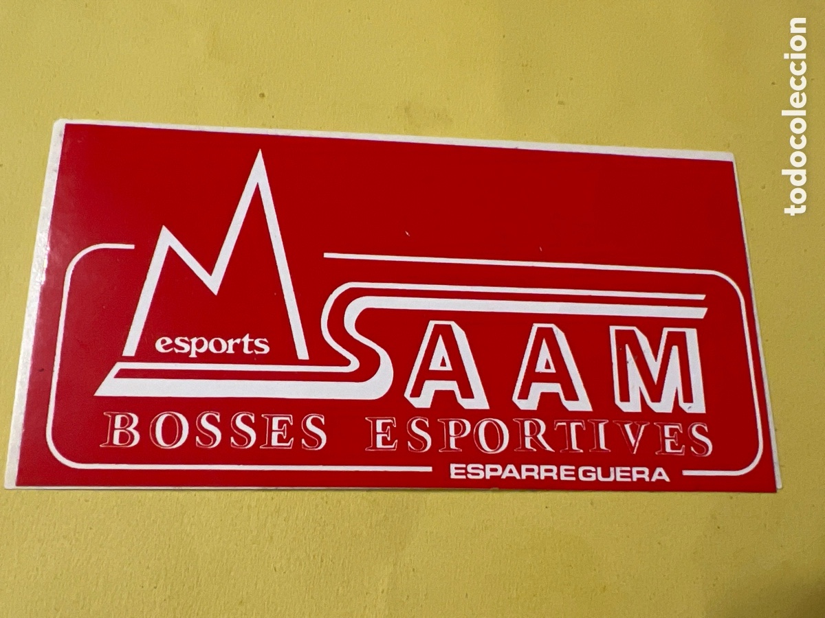 Collection stickers: PE023. DEPORTES SAAM, ESPARREGUERA, A&Ntilde;OS 90