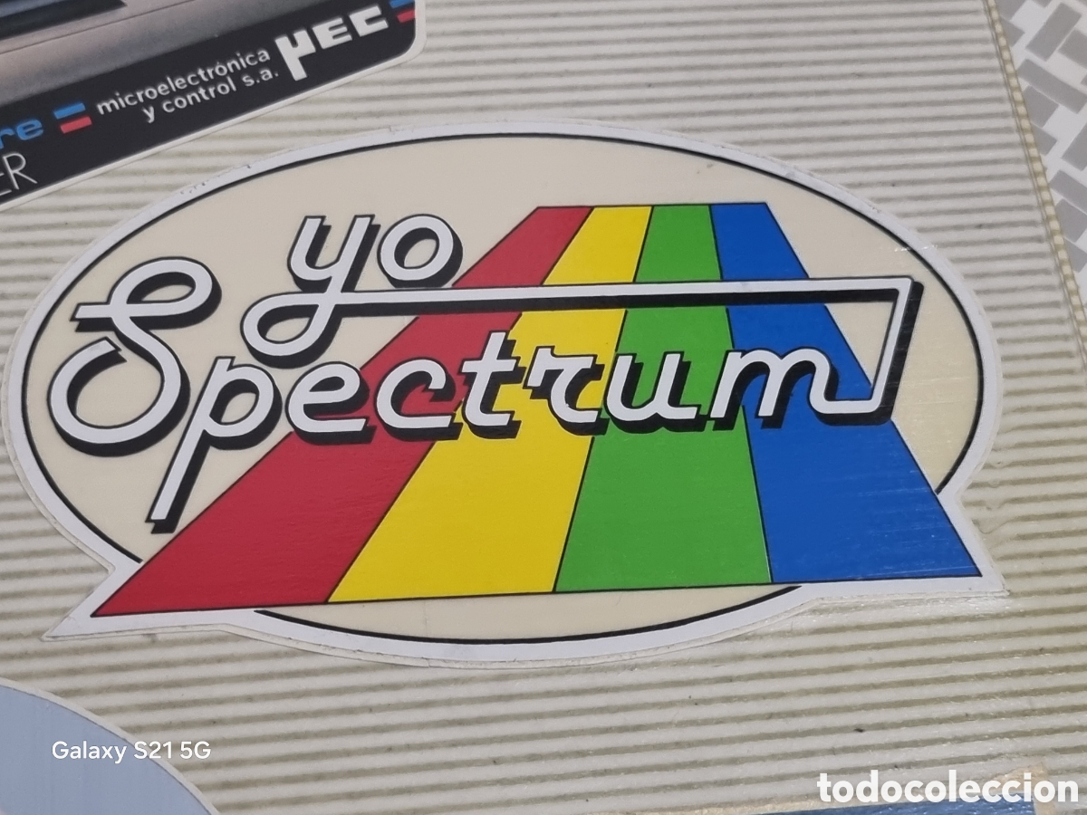 Pegatinas de colecci&oacute;n: PEGATINA YO SPECTRUM